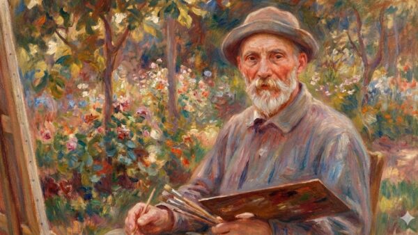 AIが描く久喜。ルノアールの画家視点で見ると、街はこんなに美しい