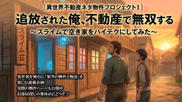 【異世界不動産ネタ物件プロジェクトⅠ】追放された俺、不動産で無双する〜スライムで空き家をハイテクにしてみた〜