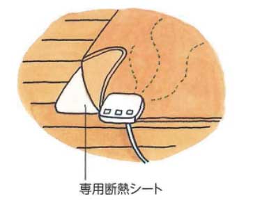 電気カーペットの下に敷くと良い専用断熱シート